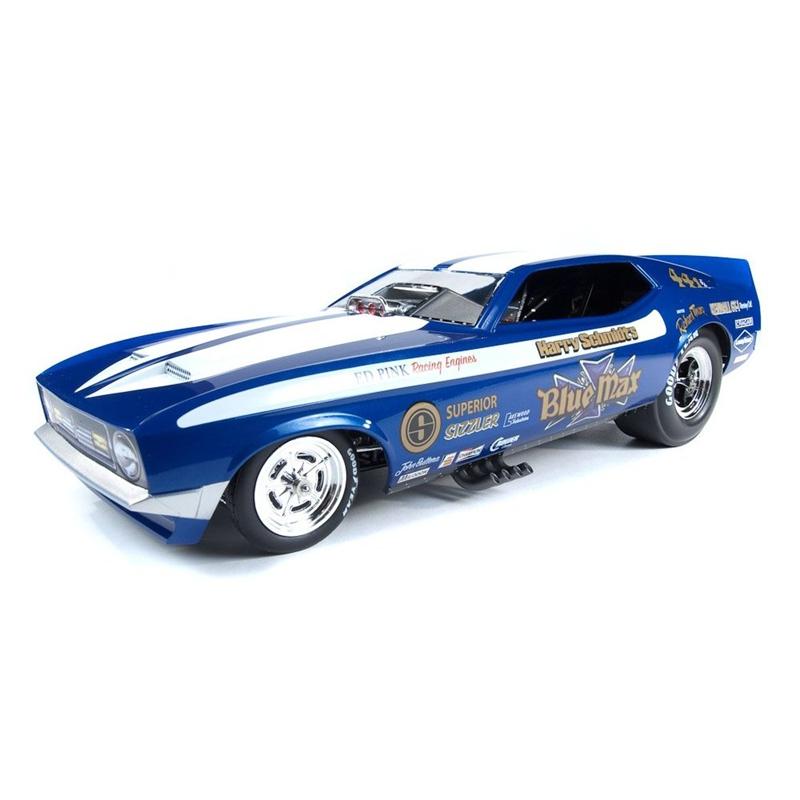 Nhra Diecast 118 Scale Autoworld Blue Max Funny Car