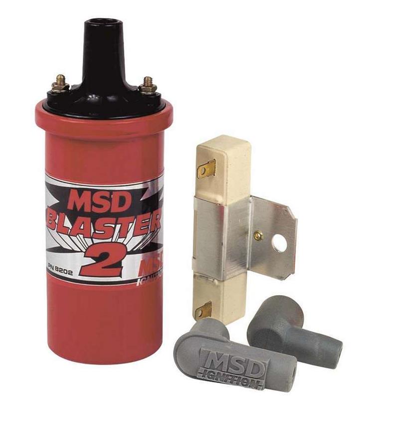 MSD Blaster 2 Coil Red With Resistor And Boot