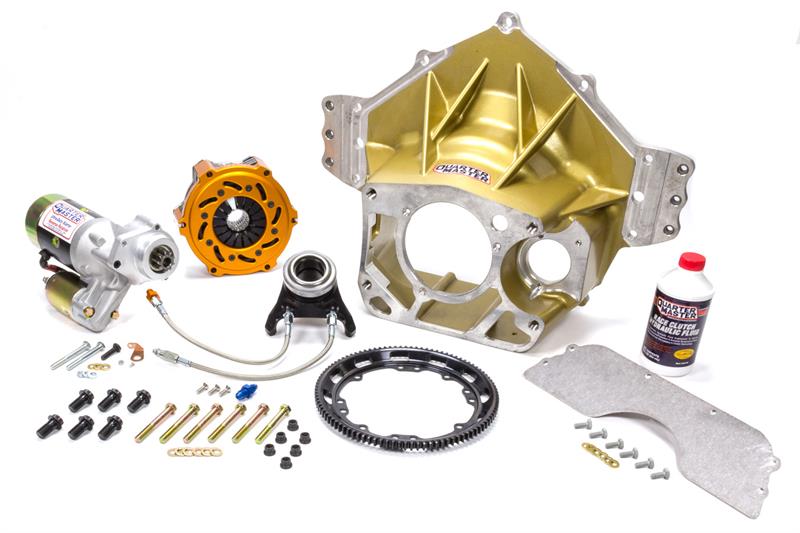 Quatermaster OptimumV 5.5" in Clutch, GM LSSeries Reverse Mount Bell