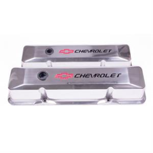 Proform Small Block Chevy Polished Aluminum Valve Covers 141-108 Proform Small Block Chevy Aluminum Valve Covers