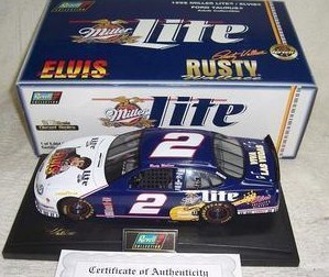 Rusty Wallace 1/18 Elvis Diecast Race Car For Sale Rusty Wallace NASCAR Diecast Race Car For Sale 1/18 Scale
