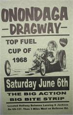 Reproduction Drag Race Event Posters-Onondaga Dragstrip